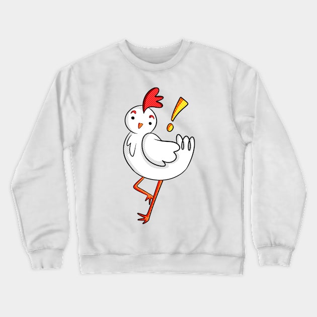 What the Cluck!? Crewneck Sweatshirt by LaurenPatrick